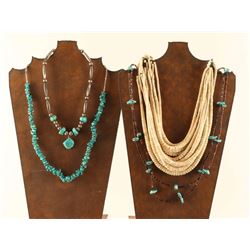 Lot of 3 Navajo Turquoise Necklaces
