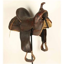 Vintage Highback Saddle