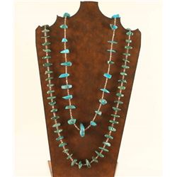 Lot of 2 Navajo Turquoise Necklaces