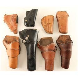 Lot of (8) Leather Holsters