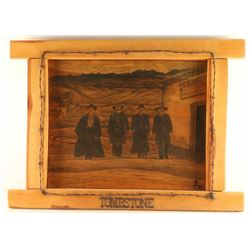 "Tombstone" Pencil on Wood