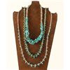 Image 1 : Lot of 3 Navajo Turquoise Necklaces
