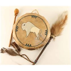 Native American Drum and Dance Wand