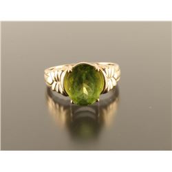 Ladies Peridot Ring Set