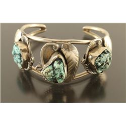 Old Navajo 3 Stone Cuff