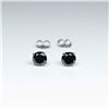 Image 1 : Black Diamond Stud Earrings