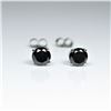 Image 2 : Black Diamond Stud Earrings
