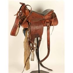 Western Tooled Saddle