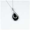Image 2 : Graceful Tear Drop Shaped Black Onyx