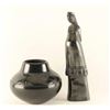 Image 2 : Lot of (2) Blackwear Pottery Items