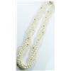 Image 1 : Classy Multi Strand Seed Pearl Necklace