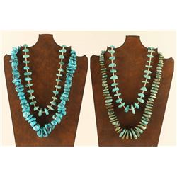 Lot of 4 Turquoise Santa Domingo Necklaces