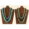 Image 1 : Lot of 4 Turquoise Santa Domingo Necklaces