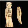 Image 1 : Lot of (2) Bone Items