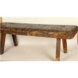 Primitive Wood Bench
