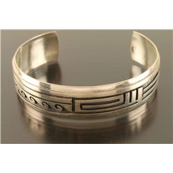 Hopi Sterling Cuff Bracelet