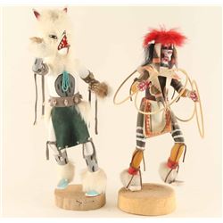 Lot of (2) Navajo Kachinas