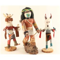 Lot of (3) Kachinas