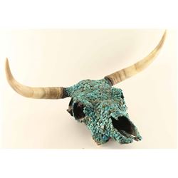 European Bull Skull Mount
