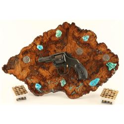 Young American Revolver Gun Art Piece