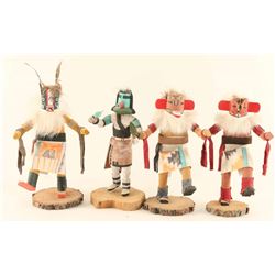 Lot of (4) Navajo Kachinas