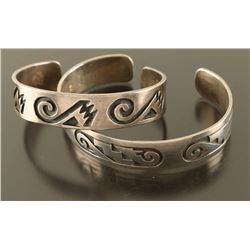 Lot of 2 Hopi Cuffs