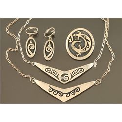 Lot of Hopi sterling jewelry