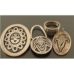 Lot of Hopi Sterling Jewelry