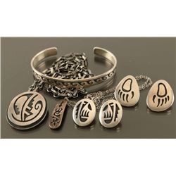 Lot of Hopi Sterling Jewelry