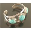 Image 2 : Navajo Three Stone Cuff