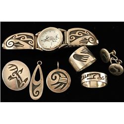 Lot of Sterling Hopi Jewlery