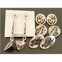 Lot of 5 Hopi Earrings