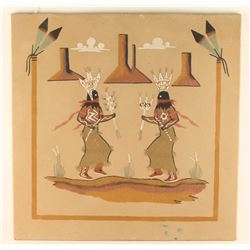 Unframed Sand Painting