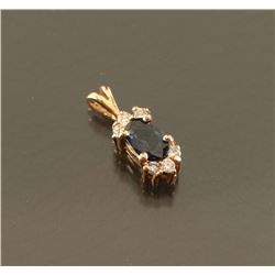 Ladies Sapphire Pendant