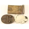 Image 3 : Lot of Three Belt Buckles