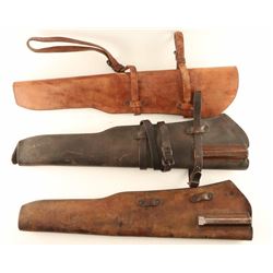 Lot of (3) Rifle Scabbards