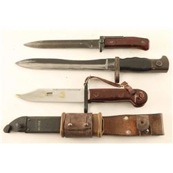 Lot of (3) Bayonets