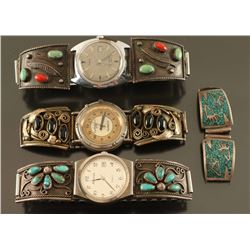 Lot of (4) Navajo Watch Bands