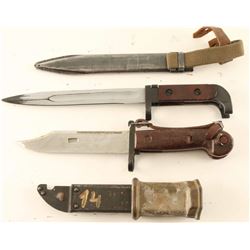 Lot of (2) Bayonets
