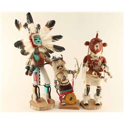 Lot of (3) Kachinas