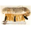 Image 2 : Native American Coyote Quiver with Arrows