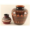 Image 1 : Lot of (2) Incised Carved Navajo Pots