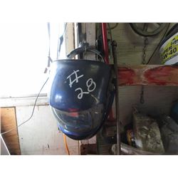 WELDING HELMET, LIGHT BAR