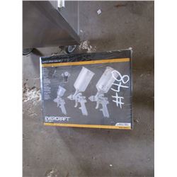 NEW EVERCRAFT 4 PIECE SPRAY GUNS