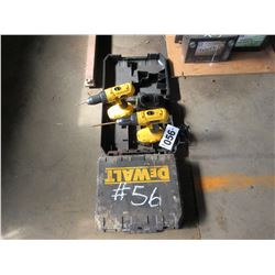 DEWALT CORDLESS DRILLS, CHARGER & CASE