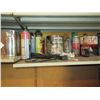 Image 1 : 3 SHELVES OF PAINTS, CB'S, GRAVEL GUARD, RUST PAINT, BREAKAWAY SWITCH & MISC