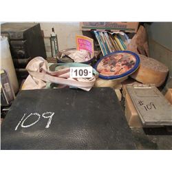 BEES WAX & MISC ON DESK