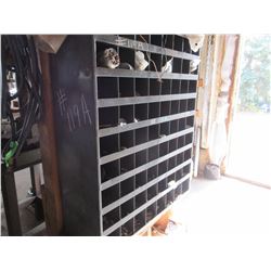 BOLT BIN C/W BOLTS & MISC