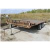 Image 1 : HOMEMADE 14' X 8.5' TANDEM AXLE TRAILER