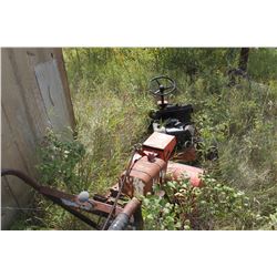 HARK SNOW BLOWER & OLD RIDING MOWER